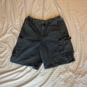 Dark Blue Cargo Shorts